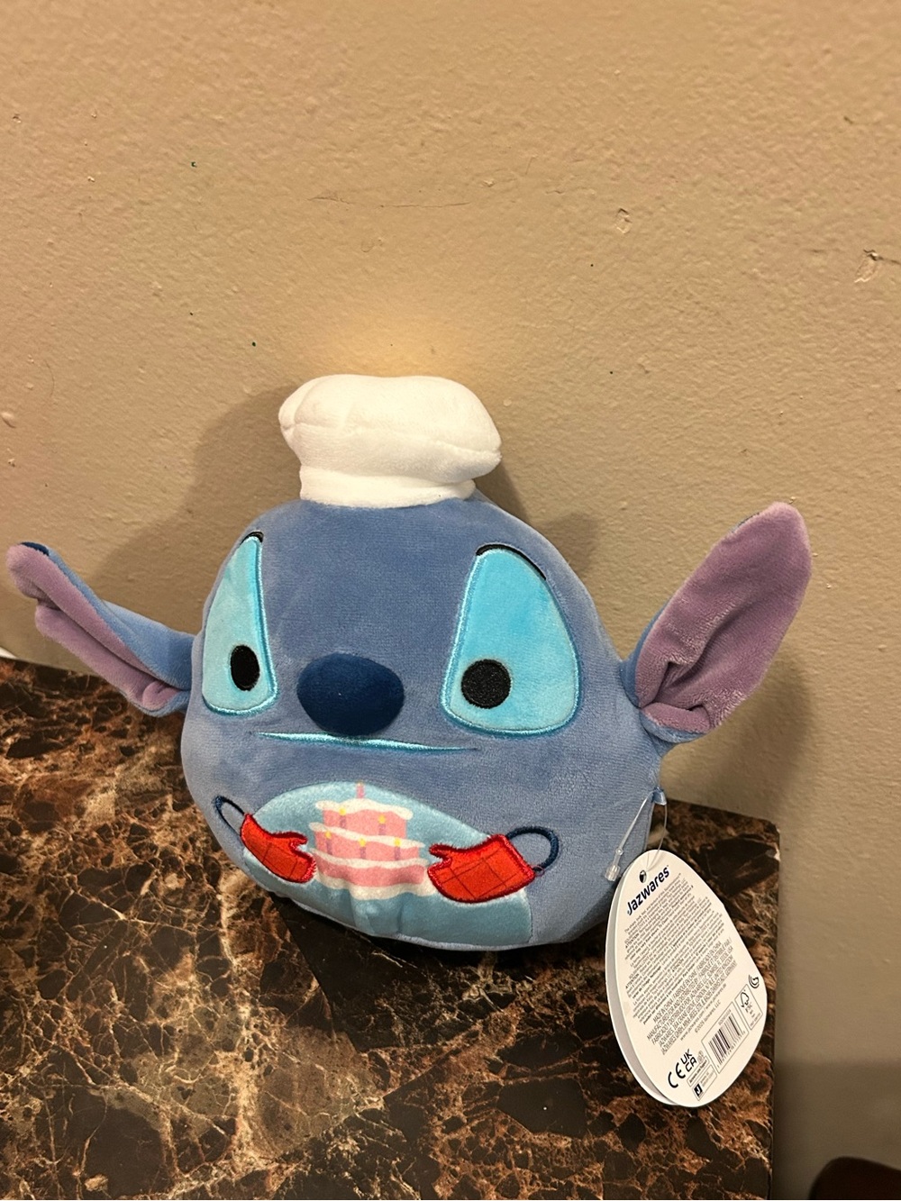 Disney Stitch Baker with Cake Squishmallow plush - NWT